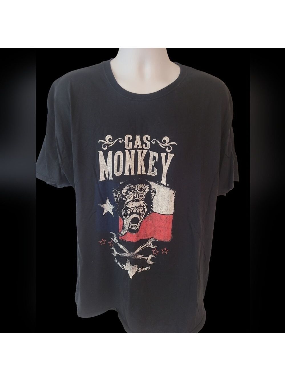Gas Monkey Black Graphic T-Shirt Size 2XL